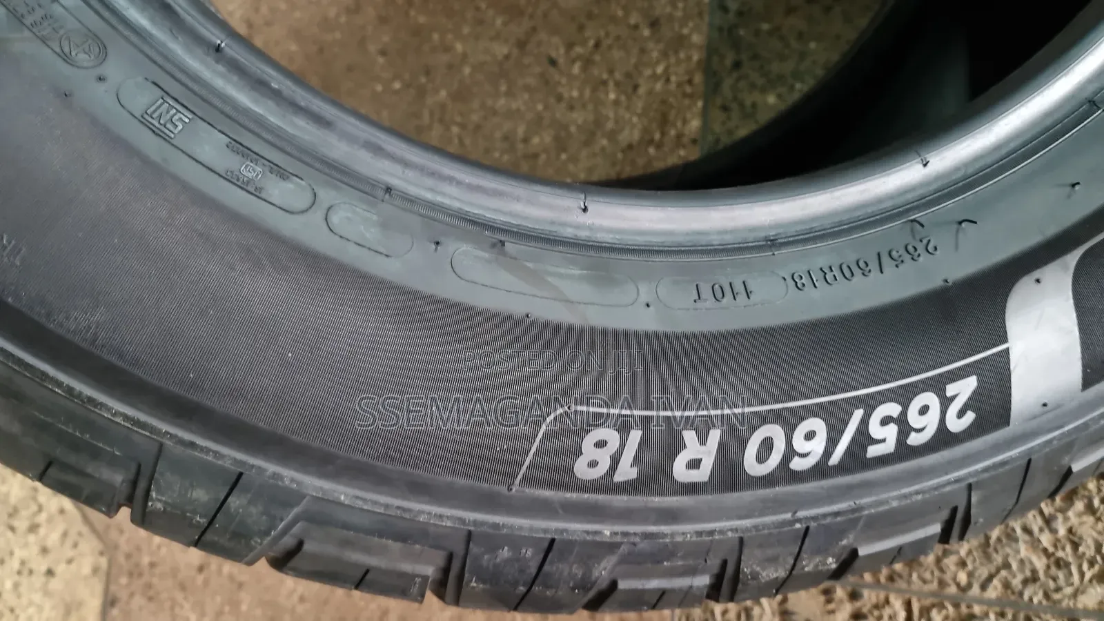 265/60r18 Michellin Foreign Used