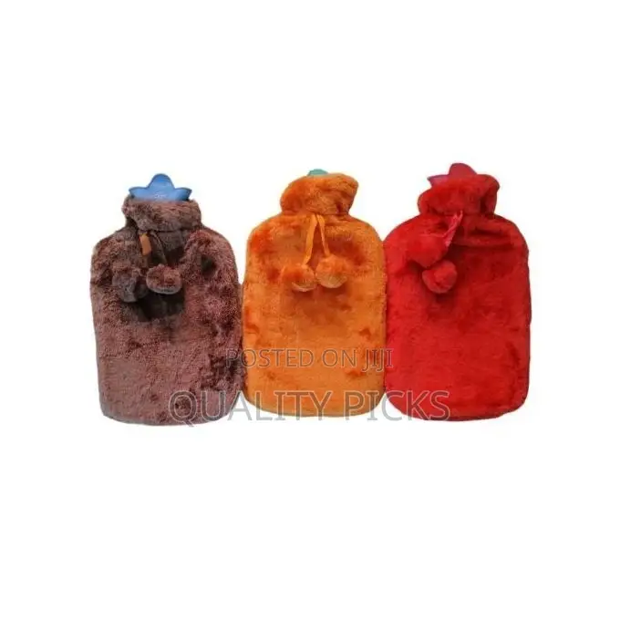 Hot Water Bottle With Faux Fur Cover 1700ML
