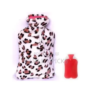 Hot Water Bottle With Faux Fur Cover 1700ML