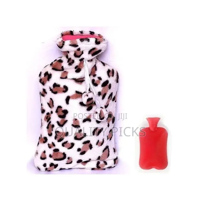 Hot Water Bottle With Faux Fur Cover 1700ML