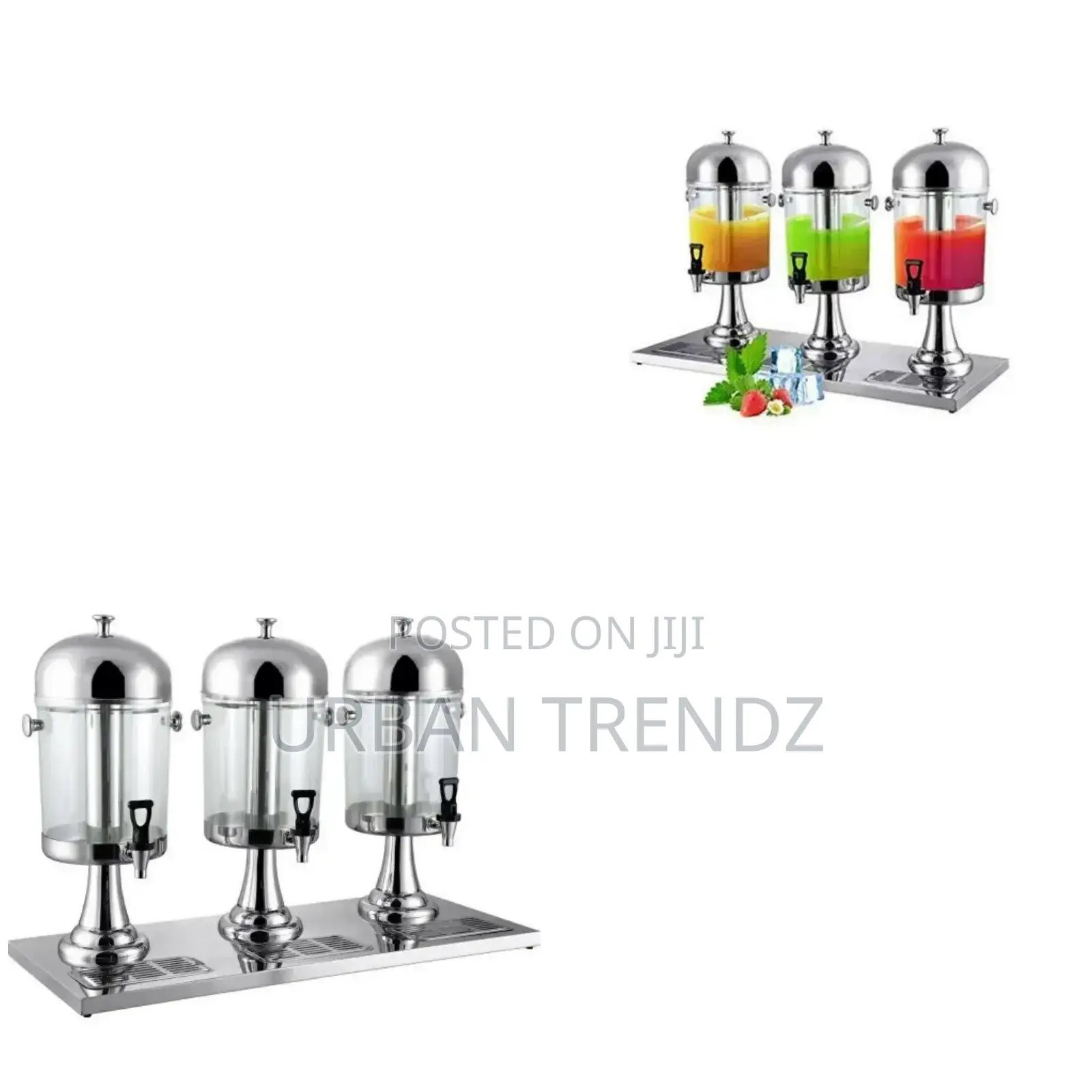 24 Liters Tripple Beverage Juices Dispenser With a Rod