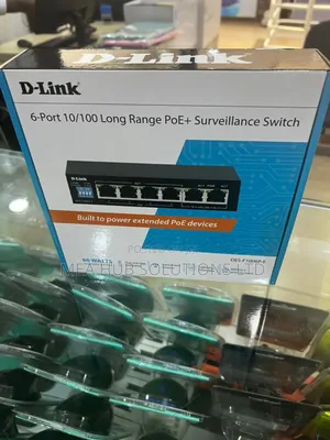D-Link Poe +Servilance Switch 6-Port