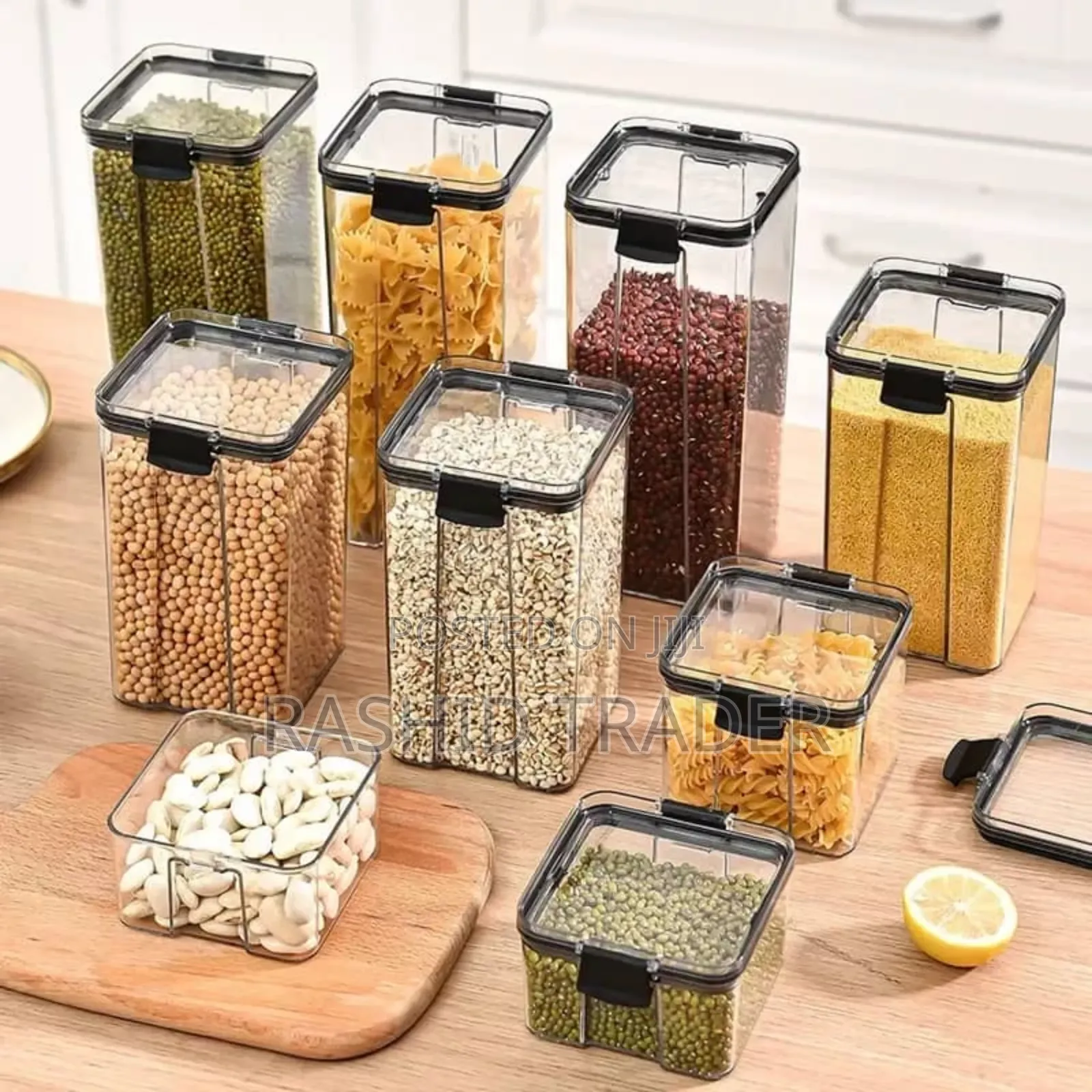 Transparent Air Tight Food Storage Containers