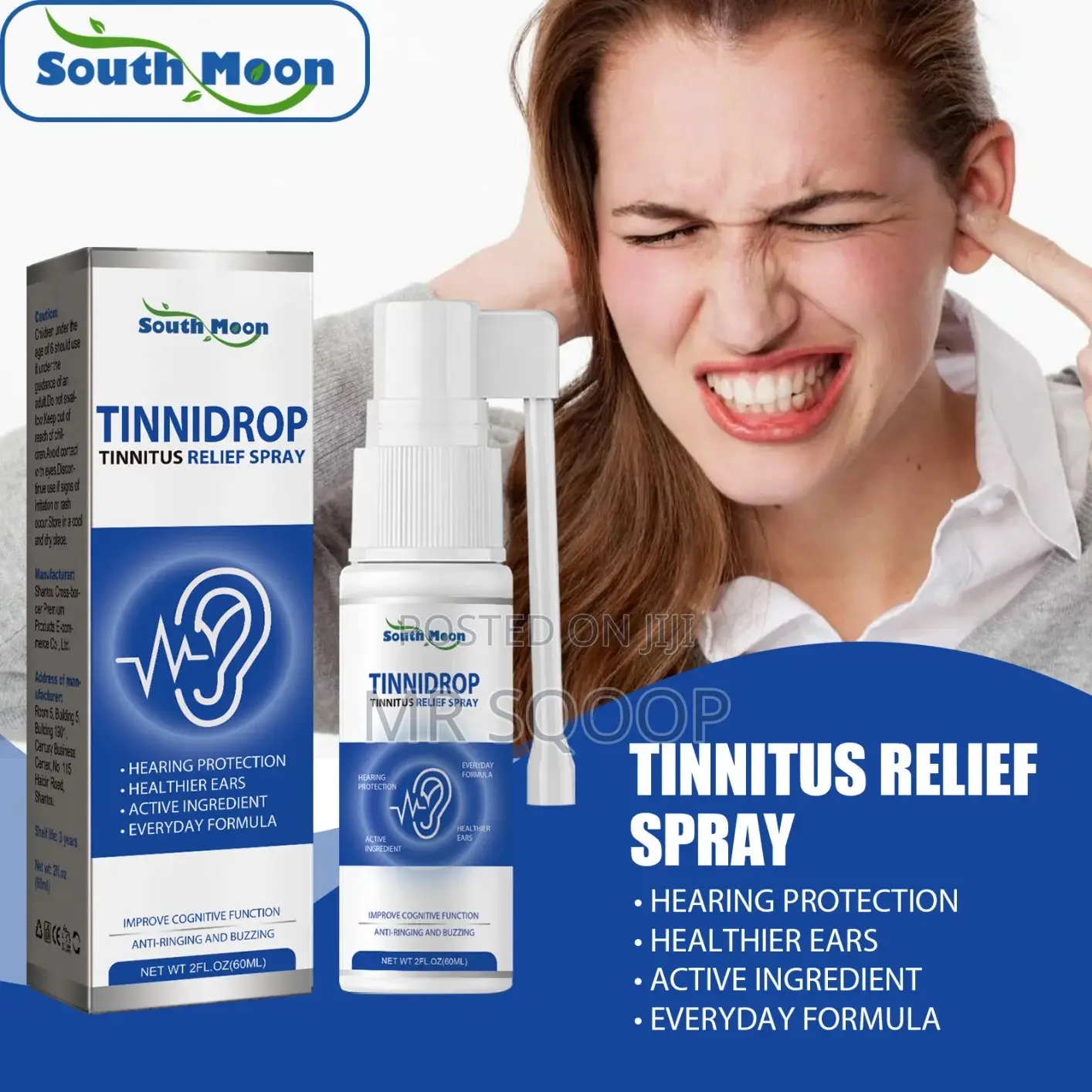 South Moon Tinnidrop Tinnitus Relief Ear Spray – 60ml