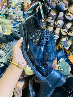 Shinny Oxfords Black