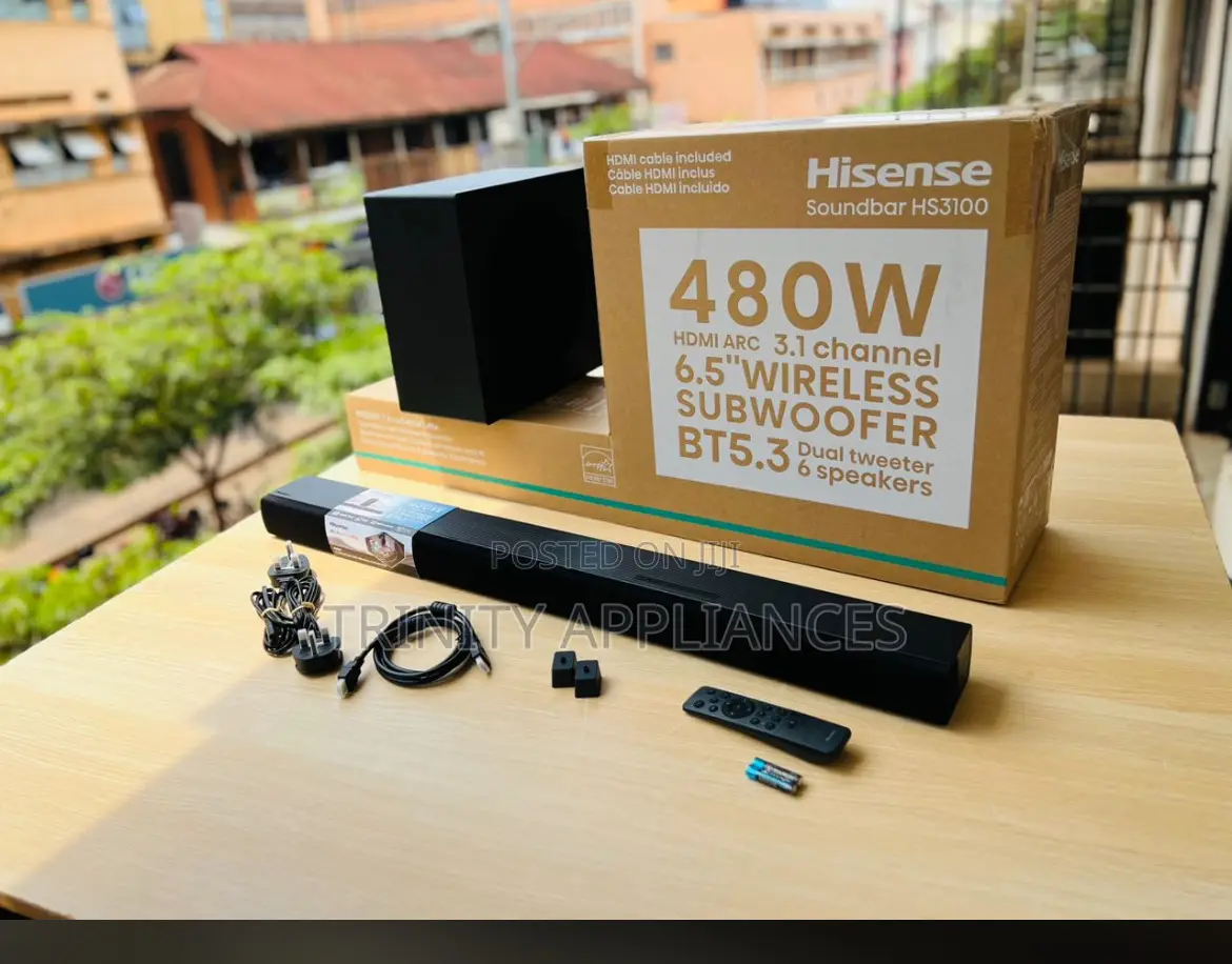 Hisense Hs3100 Soundbar | 3.1 Channel Soundbar