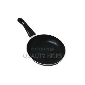 26cm Chapati, Egg Non-Stick Frying Pans, Black.