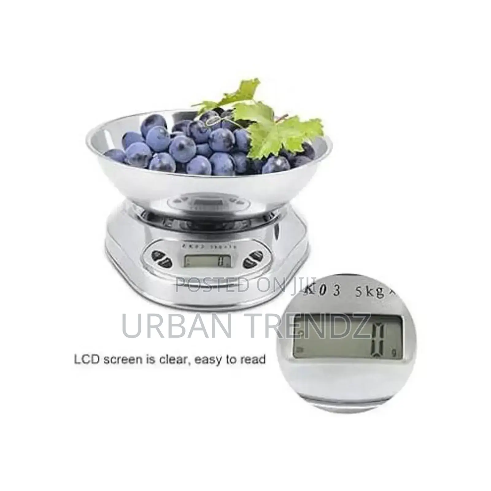 Electronic Rechargeable Digital Weighing Scale of 5kgs