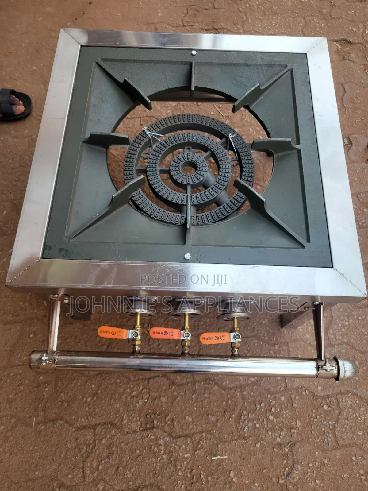 High Pressure Commercial Gas Cooker Single