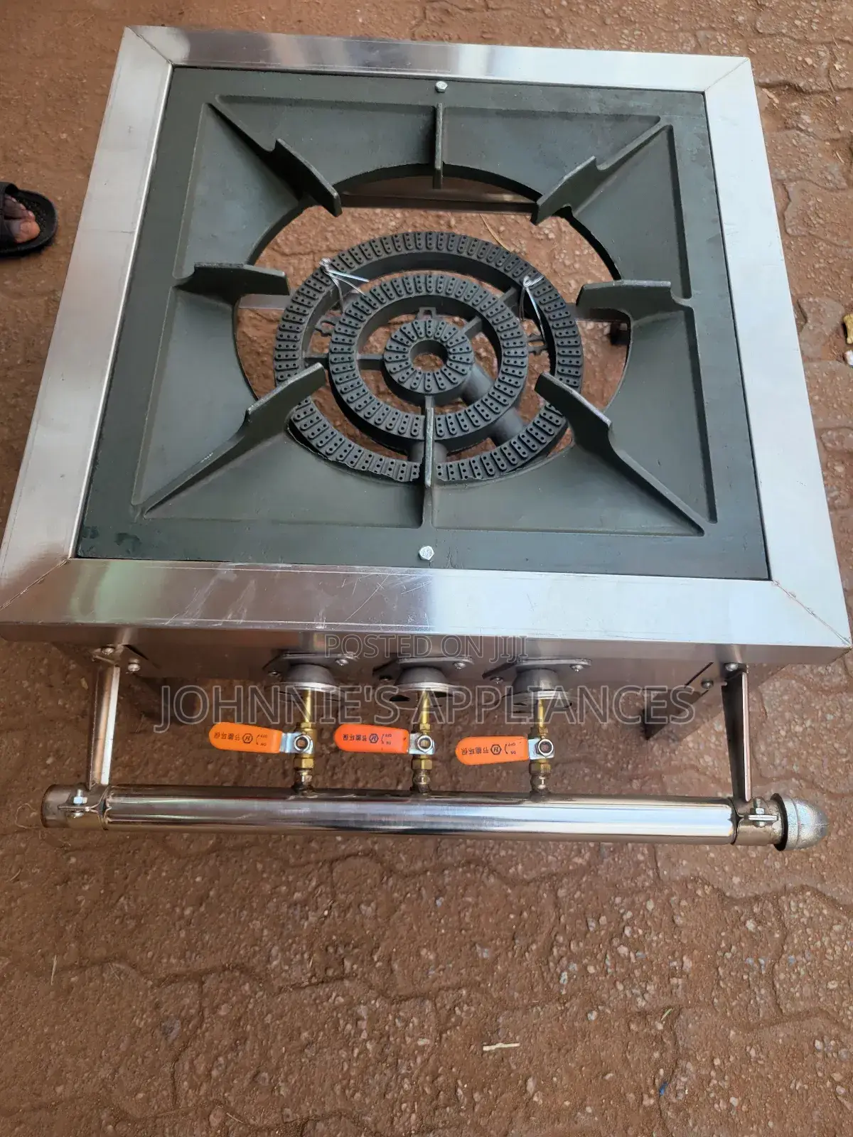 High Pressure Commercial Gas Cooker Single
