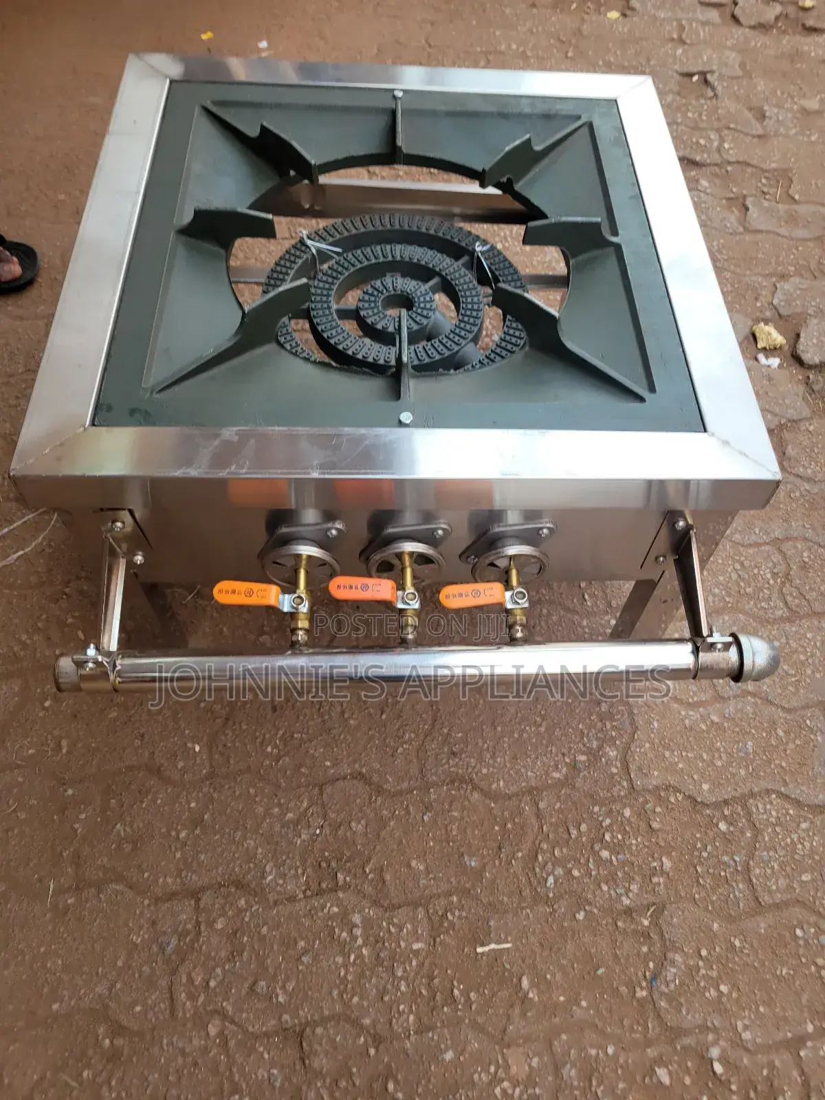 High Pressure Commercial Gas Cooker Single