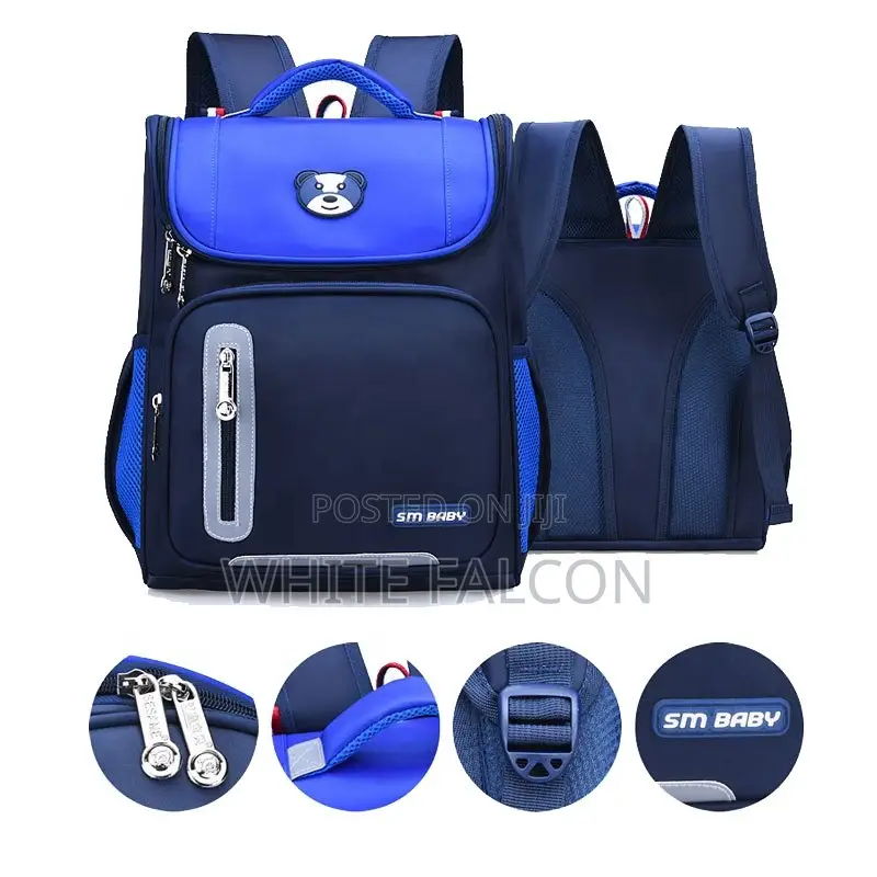 Durable Water Resistant, Large Capacity School Bag-Blue