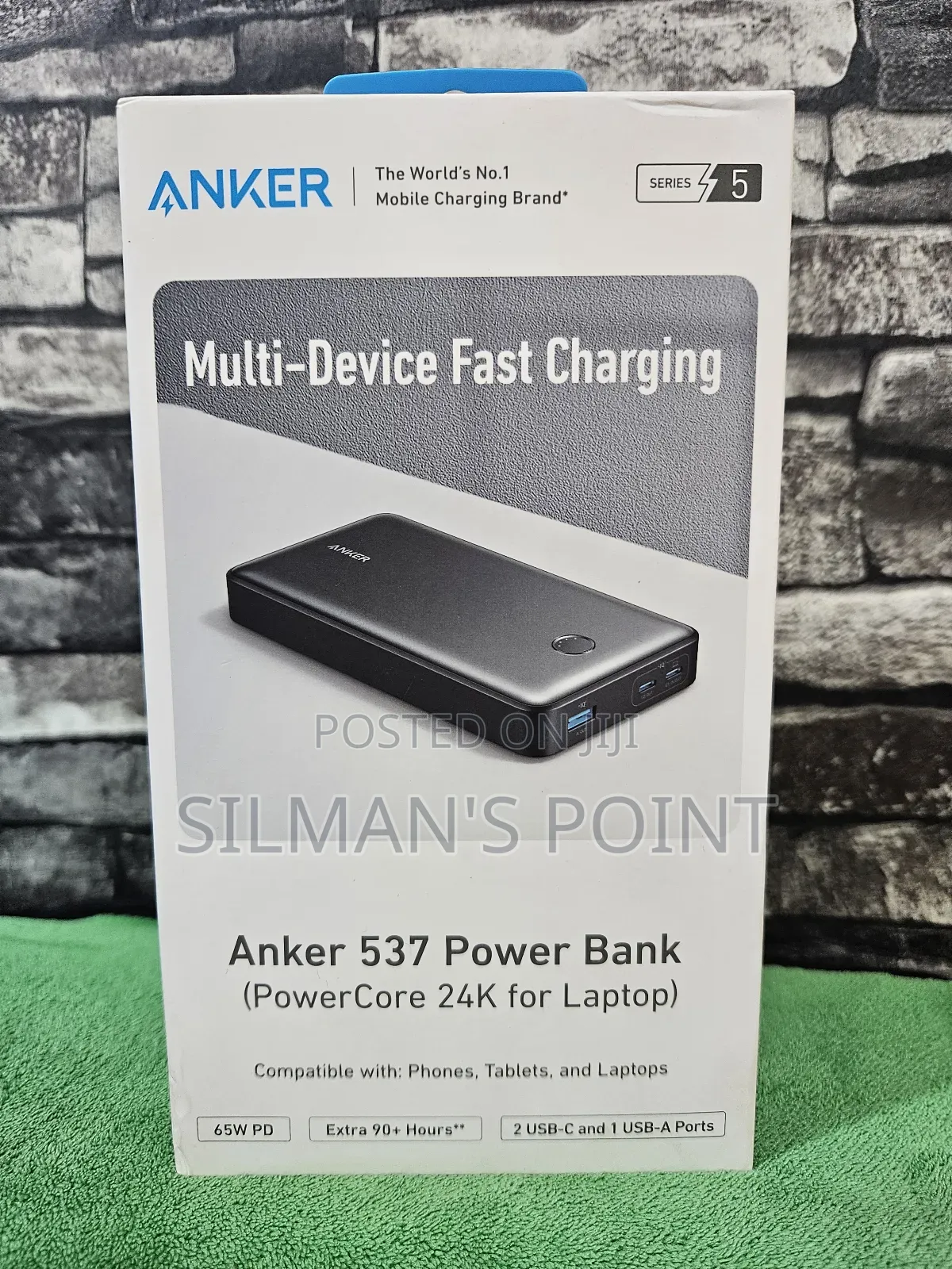 Anker 537 65W Pd Powerbank for Laptops