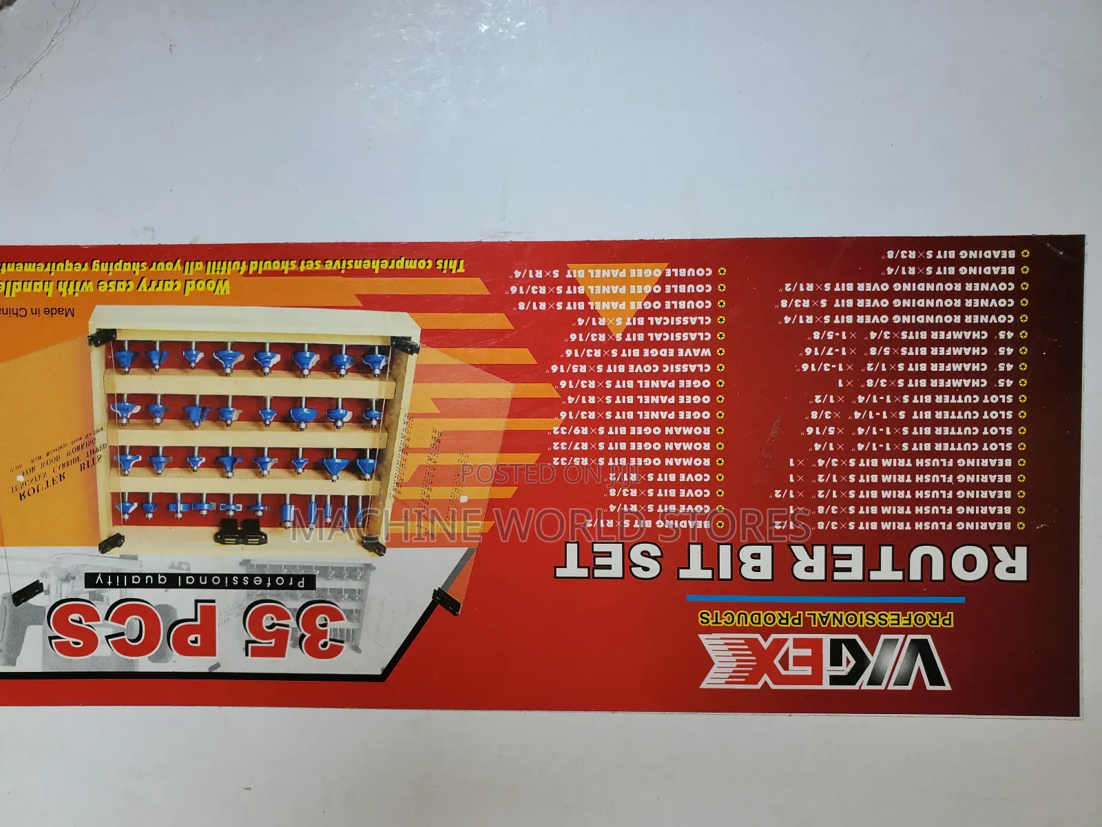35pcs Router Bit Set