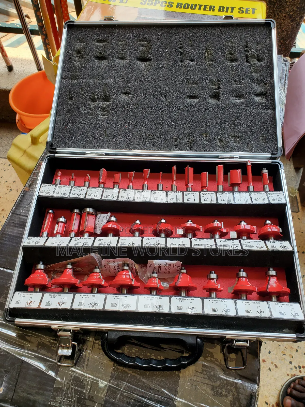 35pcs Route Bit Set