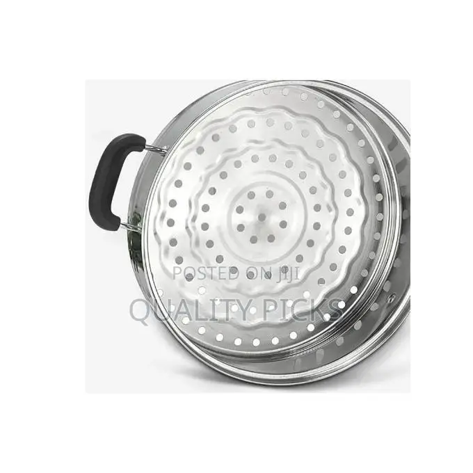 3 Layer Stainless Steel Saucepan and Steamer Soup Pot,28cm
