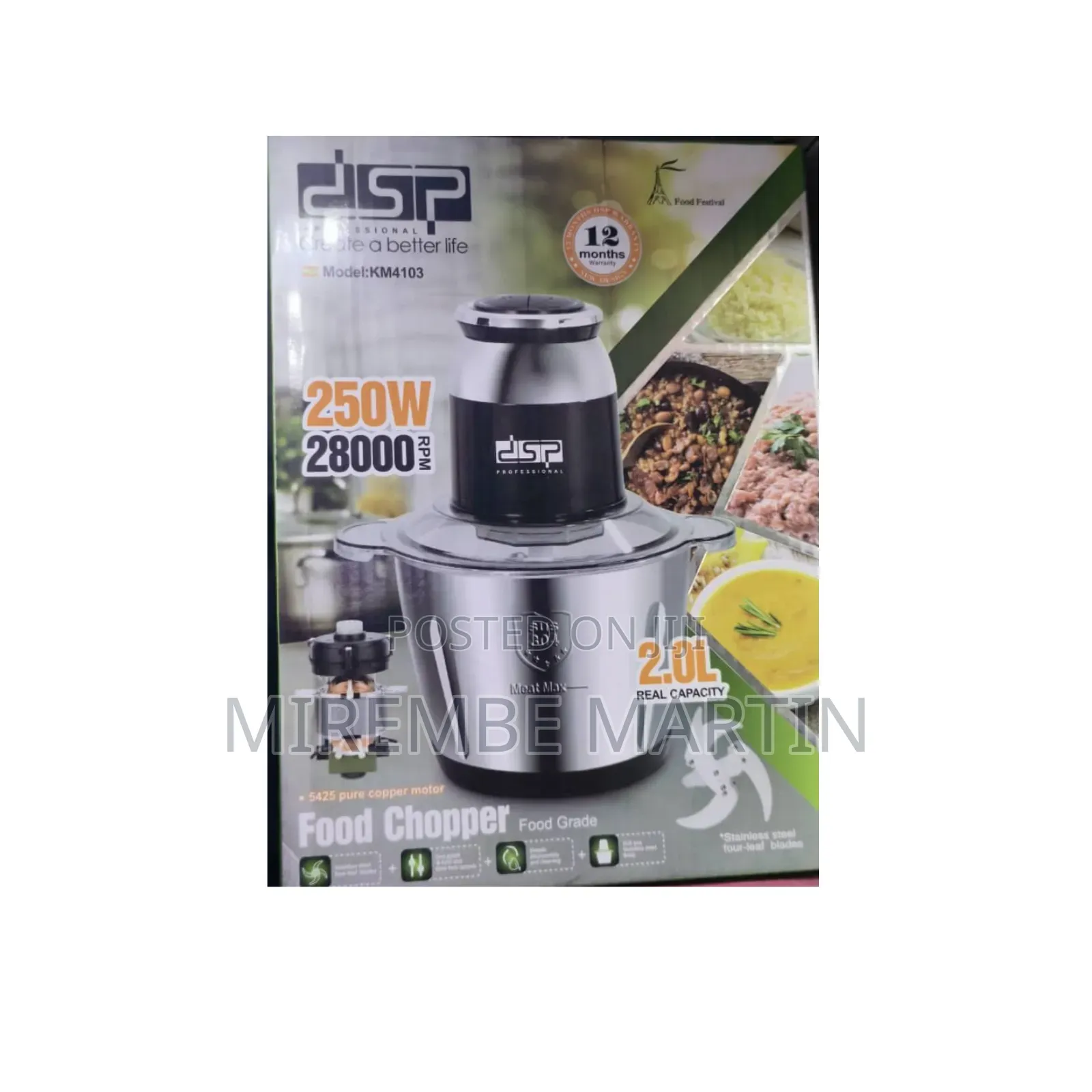 DSP Electric Food Chopper.