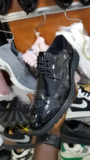 Patent Leather Shinny Oxford Gentle Shoes