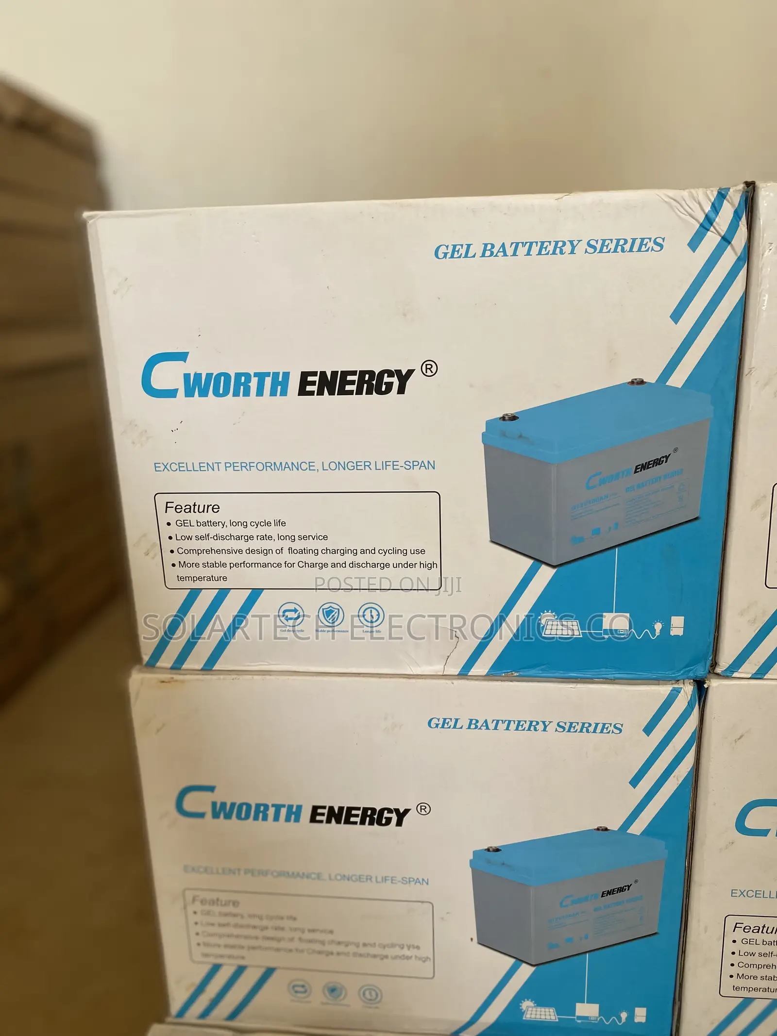 100ah GEL Battery Series/ 2 Years Warranty.