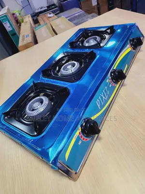 Pixels Stainless Steel Tripple Gas Burner