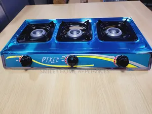 Pixels Stainless Steel Tripple Gas Burner