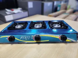 Self Ignited Pixels Gas Burner Tripple