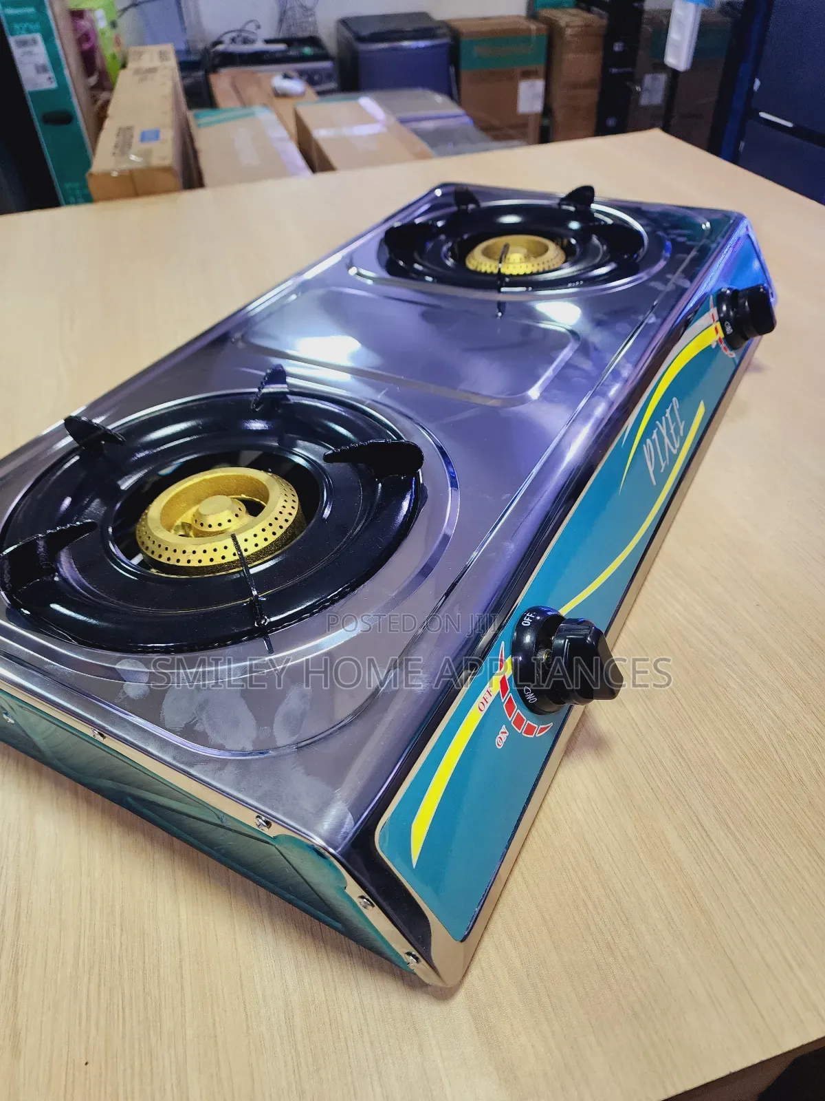 Pixels Double Gas Burner