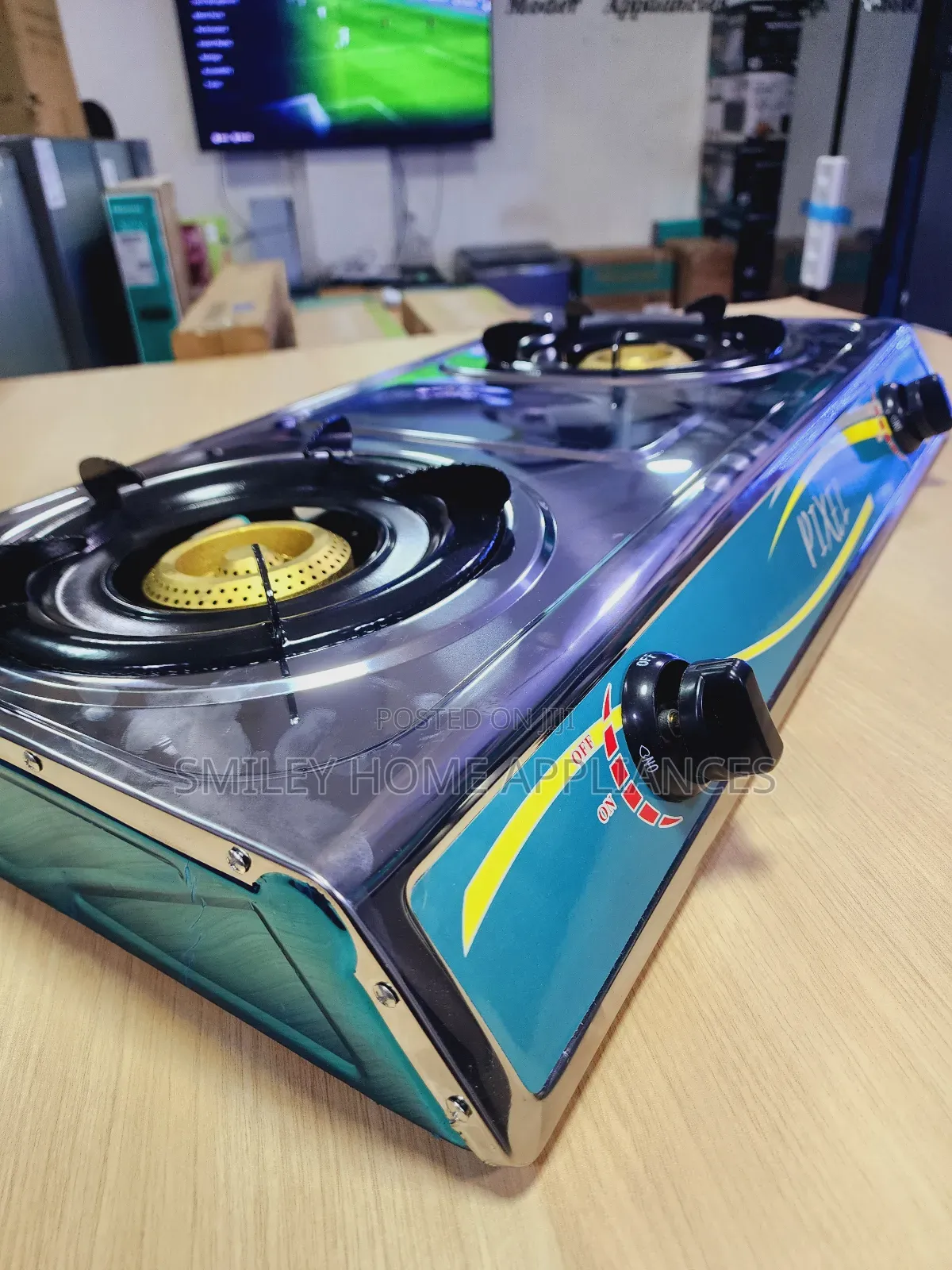Brand New Pixels Double Gas Cooker
