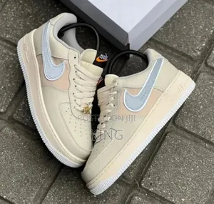 Nike Air Force 1 Low 07" Cream. Premium Sneakers