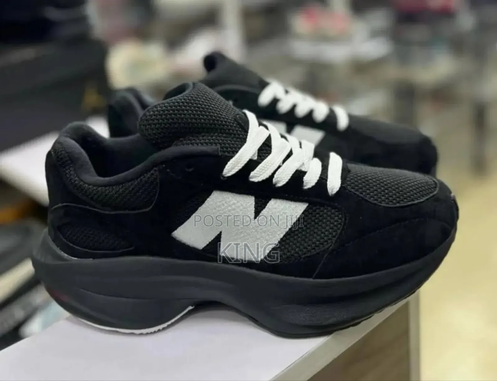Premium New Balance WRPD Runner Black White Shoes for Men