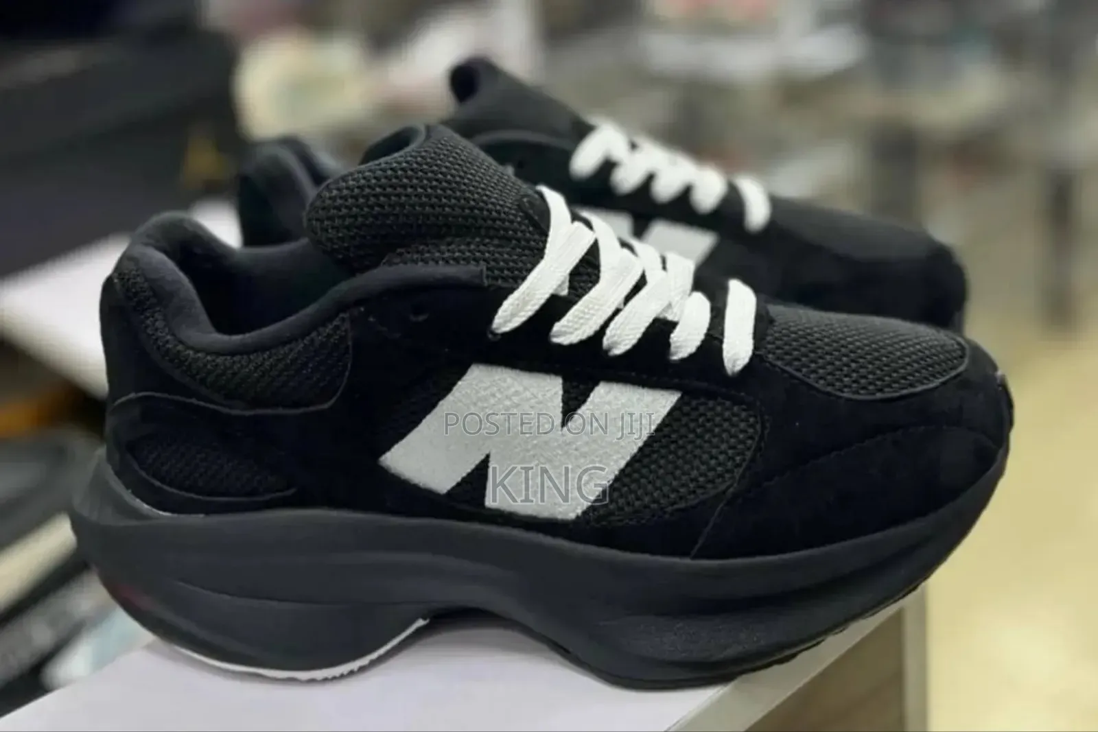 Premium New Balance WRPD Runner Black White Shoes for Men