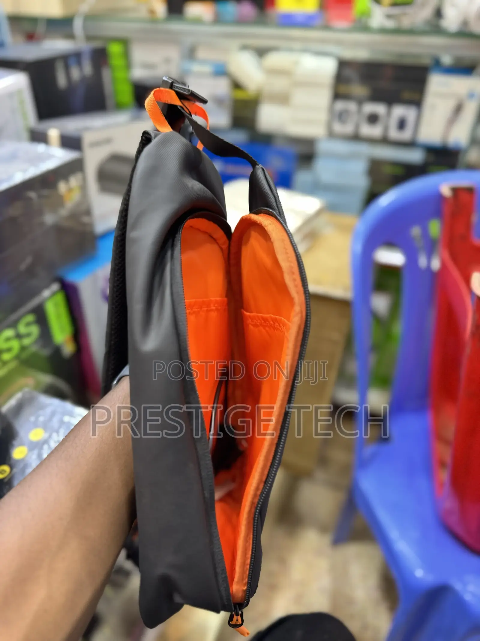 Porodo Gaming Water Resistant PU Sling Bag (Cross Bag)