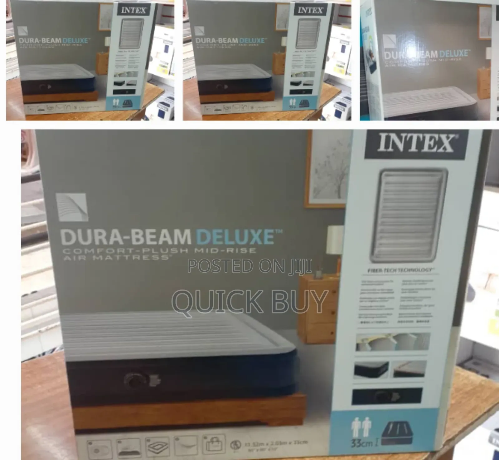Elegant Intex Dura Beam Deluxe Comfortable Air Mattress
