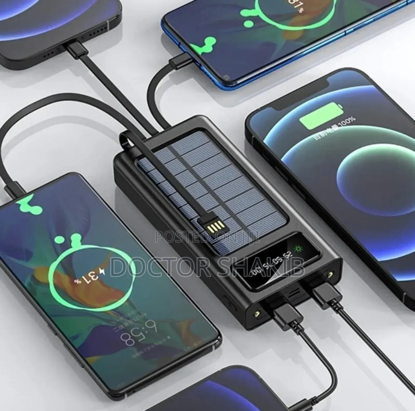 Portable New Outdoor Mobile Solar Power Bank