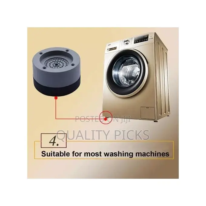 4 Pc Refrigerator Washing Machine Anti Vibration Stand Pads
