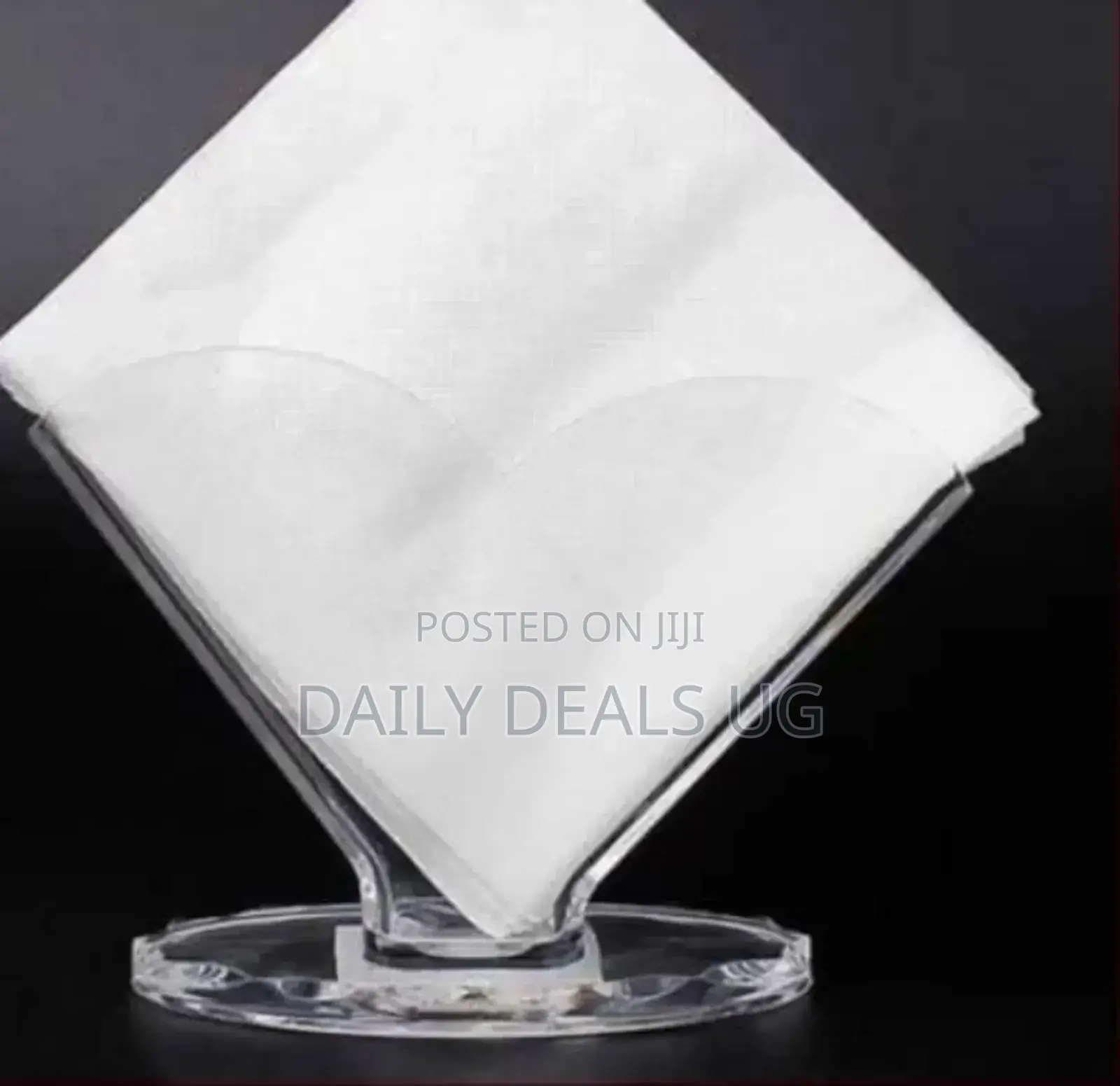 Glass Portable Tissue Holder