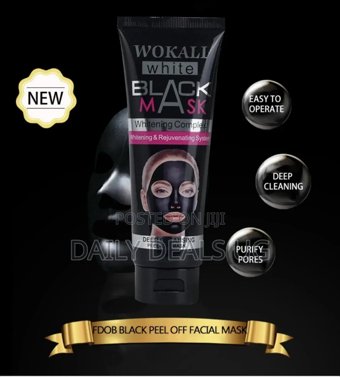 Wokali Black Whitening Face Mask
