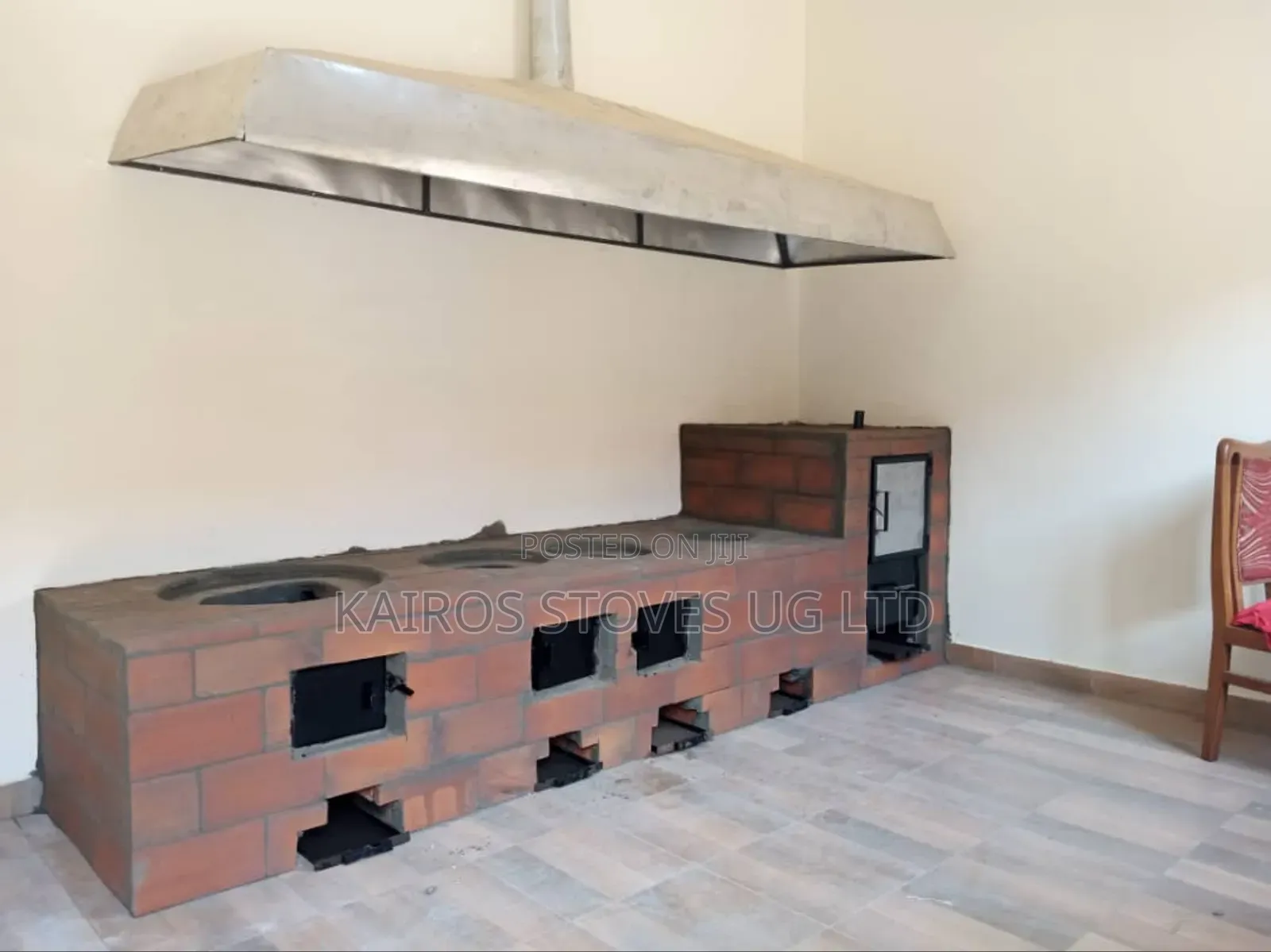 Cooking Stove With Umbrella Chimney