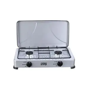 Winningstar 2 Burner Gas Cooking Stove With Lid
