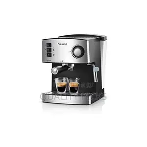 Saachi NL-COF-7055 All in 1 Coffee Maker - Silver, Black