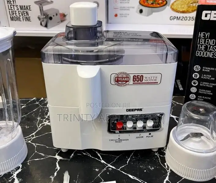 Geepas 4-in-1 Food Processor Gsb6147