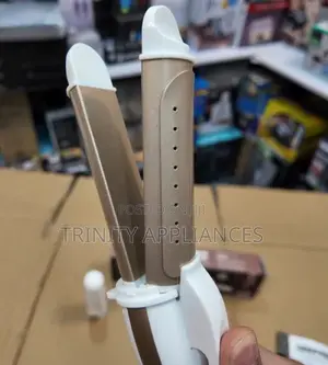 Geepas GH8686 2 in 1 Hair Curling Iron