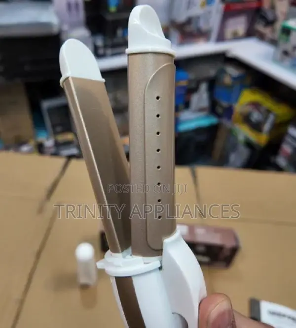 Geepas GH8686 2 in 1 Hair Curling Iron