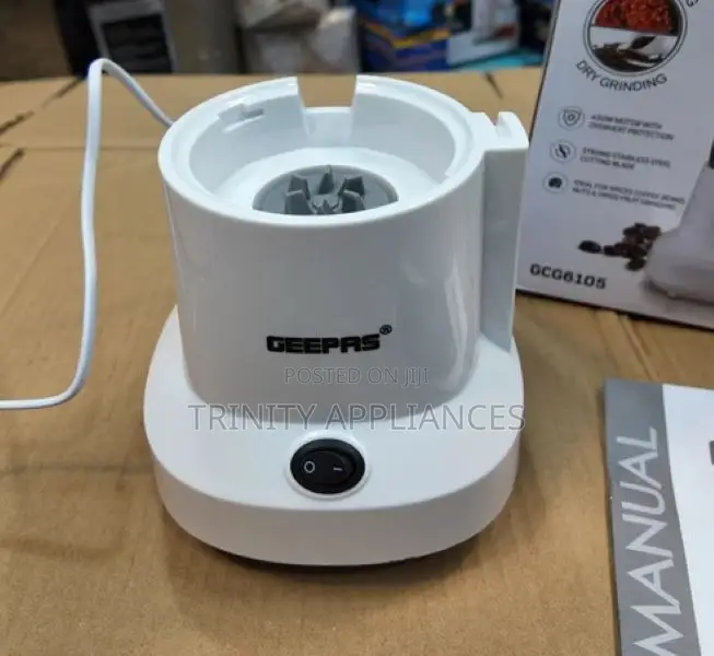 Geepas 300ml Electric Coffee Grinder/Food Processor GCG6105
