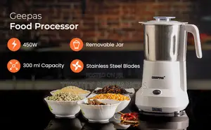 Geepas 300ml Electric Coffee Grinder/Food Processor GCG6105