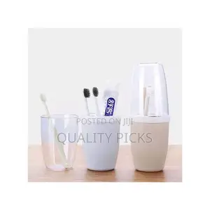 Portable Toothpaste Toothbrush Holder Bathroom Organizer