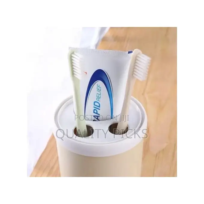 Portable Toothpaste Toothbrush Holder Bathroom Organizer