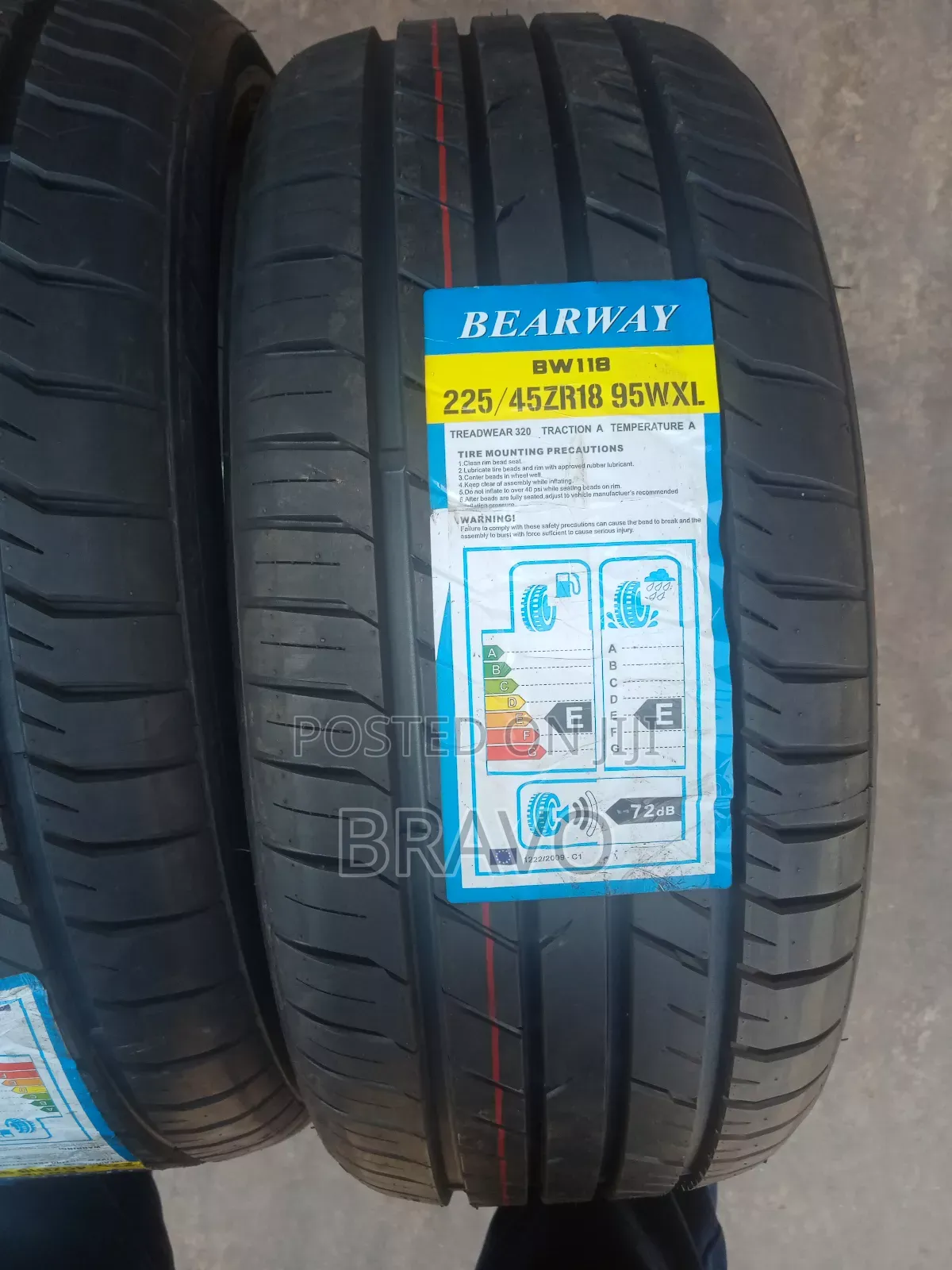 Tires for Benz Size 18 .