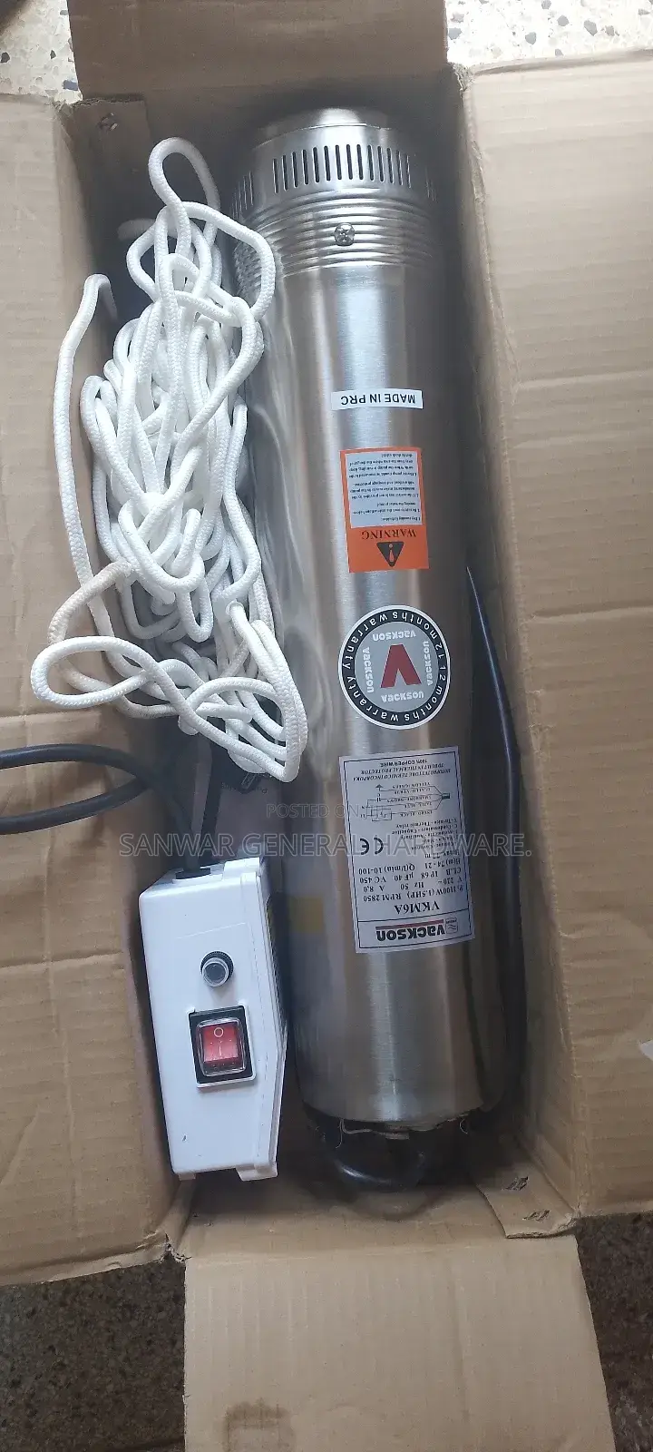 77m,(1.5hp)Submersible Water Pumps(Sucks From Down)