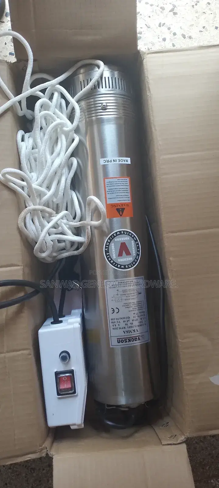 77m,(1.5hp)Submersible Water Pumps(Sucks From Down)